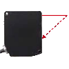Tête de capteur HL-C2, Classe laser 2, 50±5mm, 0.25µm, vers spot fin