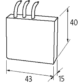 Antiparasitage pour moteur CEM, RC 3 BU, 3x575VAC, 5,5 kW-Lire la description