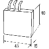 Antiparasitage pour moteur CEM, RC 3 BU, 3x575VAC, 5,5 kW