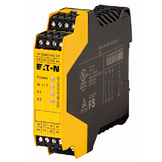 Modules de sécurité arrêt d'urgence/protecteur mobile, 24VDC/AC, 3 circuits de validation-Lire la description