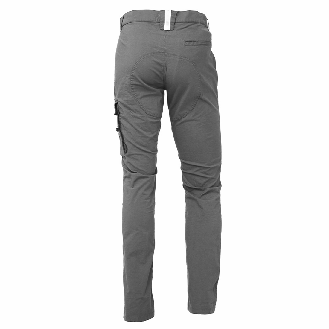 U-Power - Pantalon de travail gris clair Stretch et Slim OCEAN-Lire la description