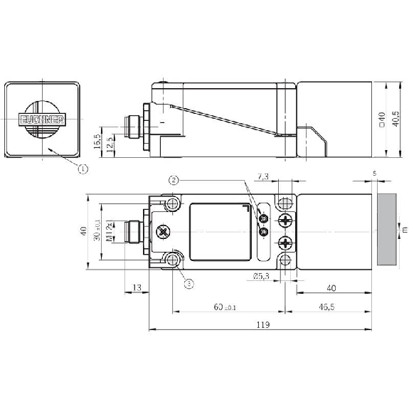 Tête de lecture CIT3A G05 avec interface parallèle, IP65, 24Vdc-Lire la description