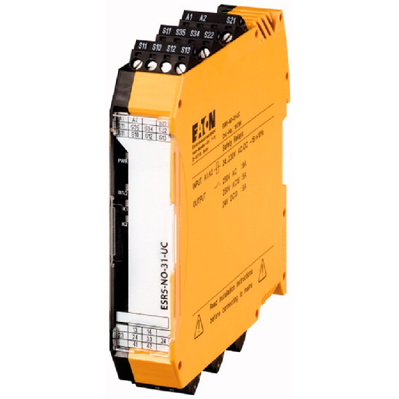 Module de séc. arrêt d'urg., 24V-230VAC/DC 3 circuits de validation Module de séc. arrêt d'urg., 24V-230VAC/DC 3 circuits de validation-Lire la description