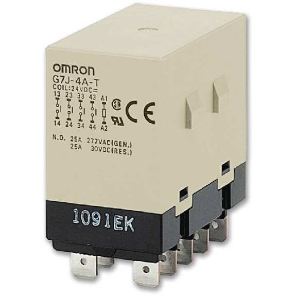 Relais DPST-NO/DPST-NF 25A-220VAC, Vis 200/240VAC-Leggi tutto