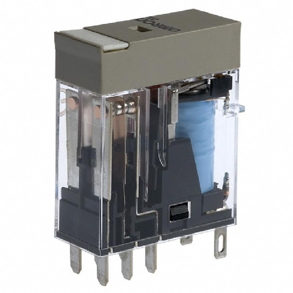 Relais DPDT 5A-250VAC, Ind. méca., 24DC-Leggi tutto