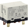 Relais DPST-NO 25A, Faston, Etrier en E, 24DC