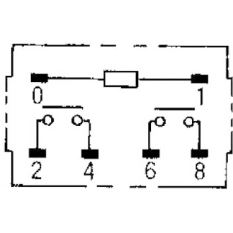 Relais DPST-NO 25A, Faston, Etrier en E, 24DC-Lire la description