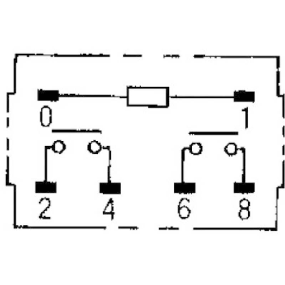 Relais DPST-NO 25A, Faston, Etrier en E, 24DC-Lire la description