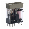 Relais DPDT 5A-250VAC, Ind. méca., Led, 48AC