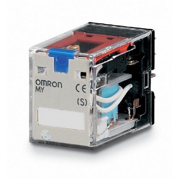 Relais DPDT 10A-250VAC, Ind. méca., Led, BT, 12DC-Leggi tutto