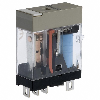 Relais SPDT 10A-250VAC, Ind. méca., Led, 24DC