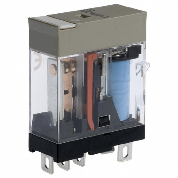 Relais SPDT 10A-250VAC, Ind. méca., Led, 24DC-Lire la description