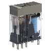Relais DPDT 5A-250VAC, Ind. méca., Led, 24DC