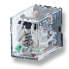 Relais DPDT 10A-110VAC, Ind. méca., Led, 24AC