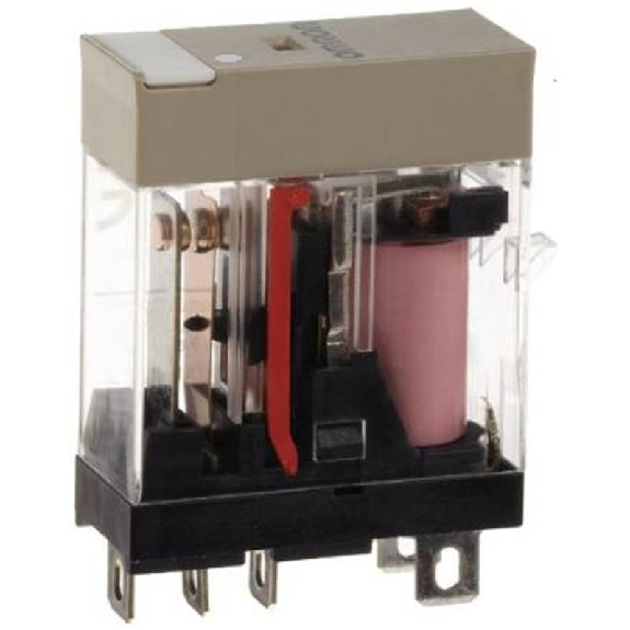 Relais SPDT 10A-250VAC, Ind. méca., Led, 24AC-Lire la description