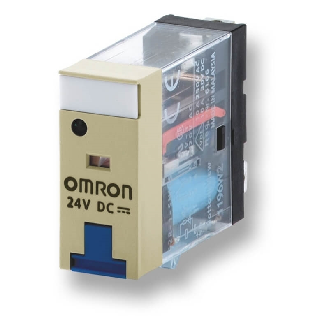 Relais DPDT 5A-250VAC, Ind. méca., Led, BT, 120AC-Lire la description