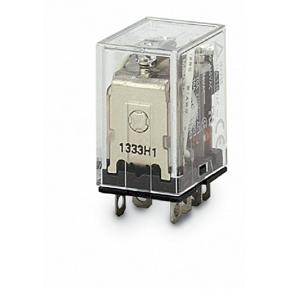 Relais DPDT 10A-250VAC, Led, BT, 24DC-Lire la description
