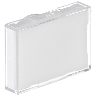 Lentille rectangulaire BLANCHE IP40-Lire la description