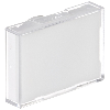 Lentille rectangulaire BLANCHE IP40