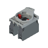 Complet: avec bloc de contact 2NC et adaptateur de fixation