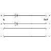 Module diode 12-24 VDC - 2x20 A - 1x40 A