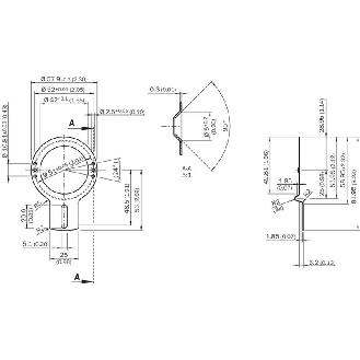 Adaptateur bride statorique, Longueur 53mm-Lire la description