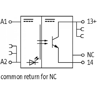 Module optocoupleur, 24VDC, transistor 2A, 10-53VDC, 0-5VDC-Lire la description