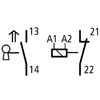 Verrouillage de sécurité 1NO+1NF-Lire la description