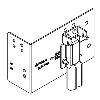 Support de montage, fixation intérieure sur rail DIN pour alim S8FS