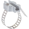 Support de fixation sur vérin cylindrique avec Ø de piston 8 à 130mm