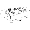 Switch 5-ports M12D (femelle), alim 1× M12A (mâle)