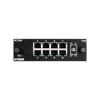 NT24k module (8)100BaseFX Singlemode Fiber Ports ST, 15 km-Lire la description
