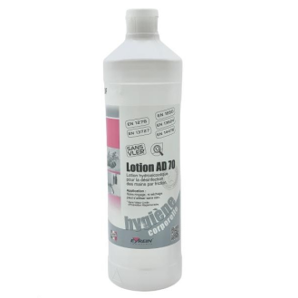 LOTION HYDROALCOOLIQUE AD70 1L-Lire la description