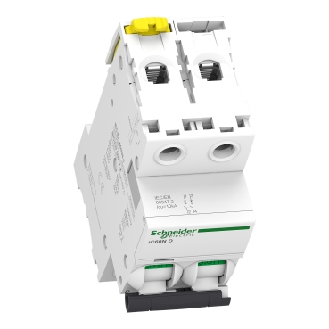 Schneider Electric - IC60N, Miniatur-Leistungsschalter, 2p, 16A, D-Kurve-Beschreibung lesen