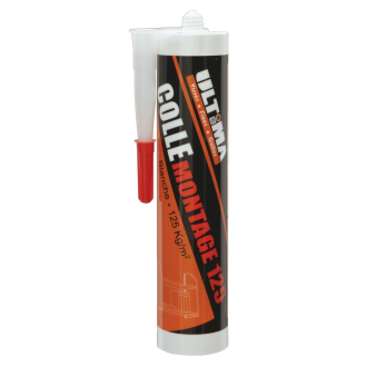 Colle MONTAGE 125 blanche 300 ml - ULTIMA - 16041-Lire la description
