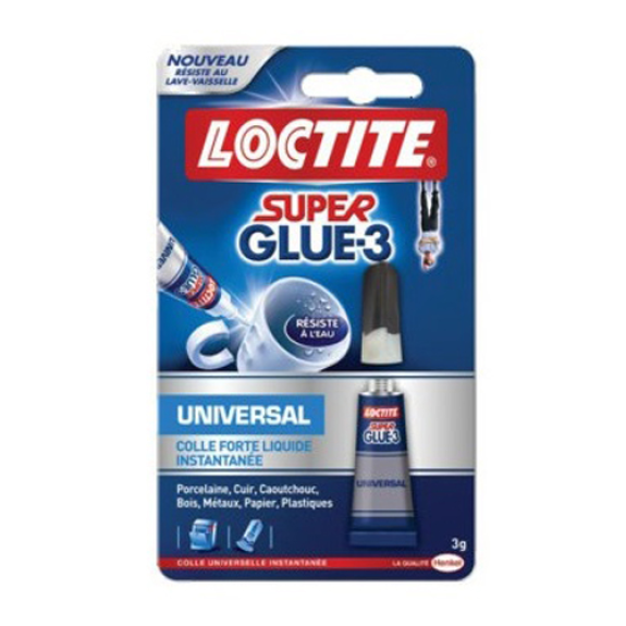 Super glue-3 liquide Universal tube de 3g  - 2608918-Leer más