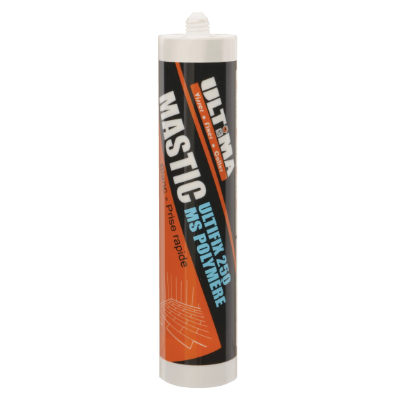 Mastic colle ULTIFLEX 250 blanc 290 ml - ULTIMA - 16035-Lire la description