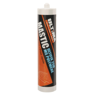 Mastic colle ULTIFLEX 250 blanc 290 ml - ULTIMA - 16035-Lire la description