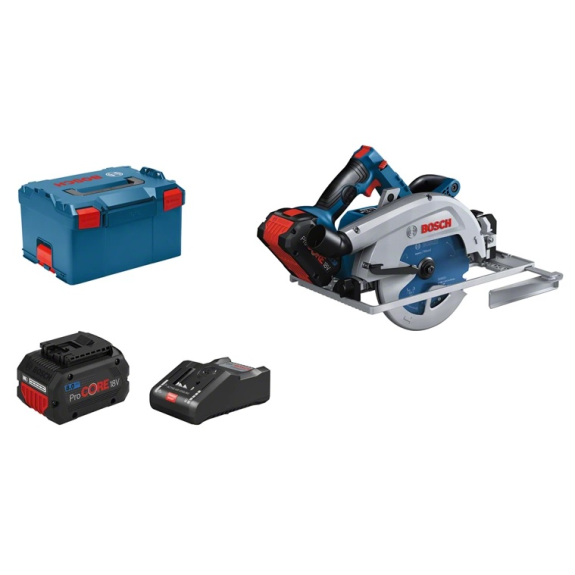 Scie circulaire 18V GKS 18V-68 GC + 2 batteries 8 Ah + chargeur + coffret L-BOXX - 06016B5101 Scie circulaire 18V GKS 18V-68 GC + 2 batteries 8 Ah + chargeur + coffret L-BOXX - 06016B5101-Lire la description