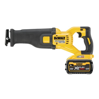 Scie sabre 54V XR FLEXVOLT + 2 batteries 6.0 Ah + chargeur en TSTAK IV  - DCS389T2-QW-Lire la description