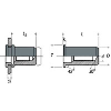 Ecrou a sertir Borgne Cranté Inox M6 LL (1.5-2.5)