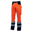 U-Power - Pantalon de travail orange haute visibilité BEACON