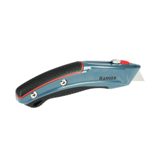 Cutter pour lames trapèze avec chargeur de 5 lames - HANGER - 110020-Lire la description