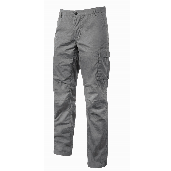 U-Power - Pantalon de travail gris clair Stretch et Slim OCEAN U-Power - Pantalon de travail gris clair Stretch et Slim OCEAN-Lire la description