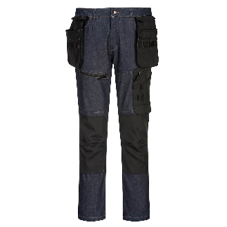 Portwest - Pantalon de travail en jean Holster KX3-Lire la description