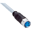 M08A Fem Droit 3p; Câble PVC 3 fils 5m