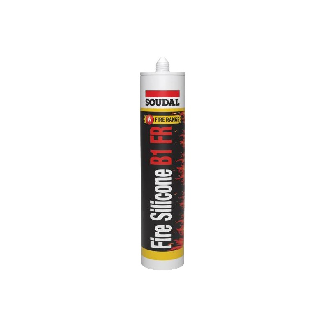 Mastic Fire Silicone B1 FR gris 300ml - SOUDAL - 147412-Beschreibung lesen
