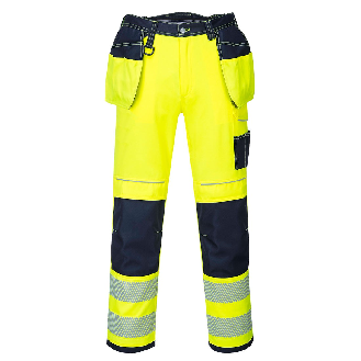 Portwest - Pantalon PW3 poches flottantes HV - T501-Lire la description