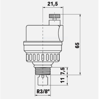 Purgeur automatique vertical MICROVENT 3/8 MKV  - L0251310-Leggi tutto