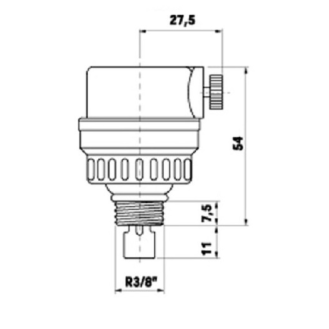 Purgeur automatique vertical MICROVENT 3/8 MKV  - L0251310-Leggi tutto